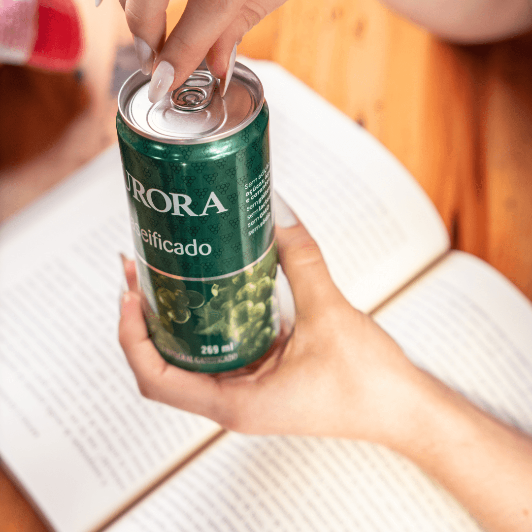 Suco gaseificado Aurora