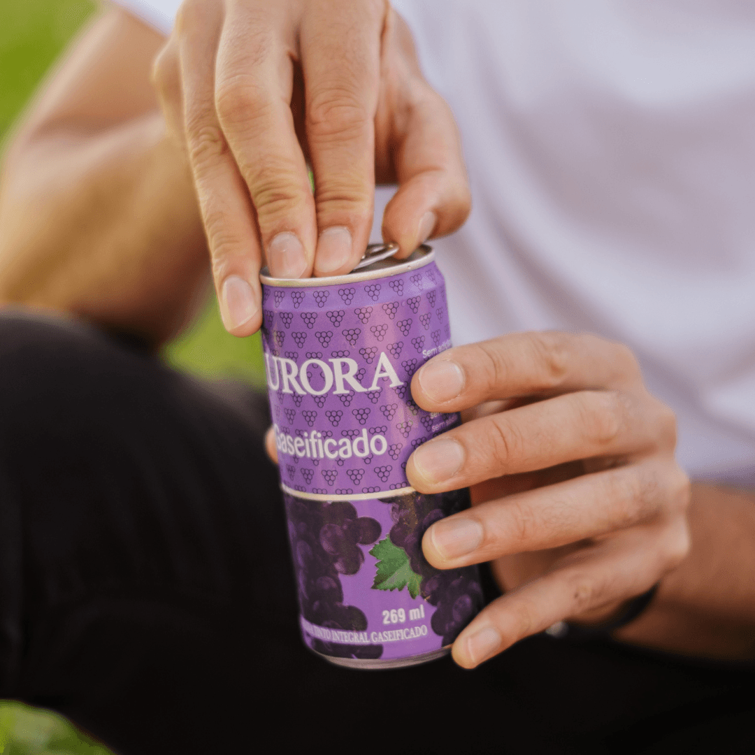 Suco gaseificado Aurora